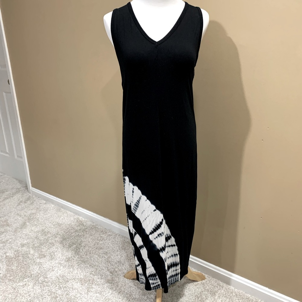 Belle Sky Tie Dye Midi Dress, Size L